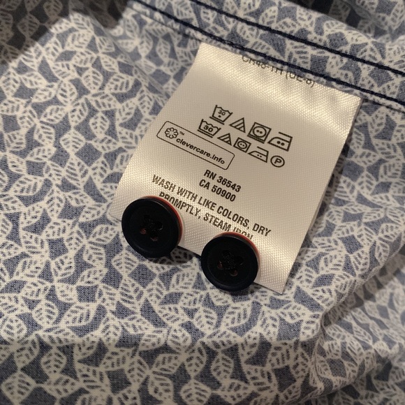 Tommy Hilfiger sz Med, button down Slim Fit No-Tuck Shirt NWTs - Picture 7 of 11